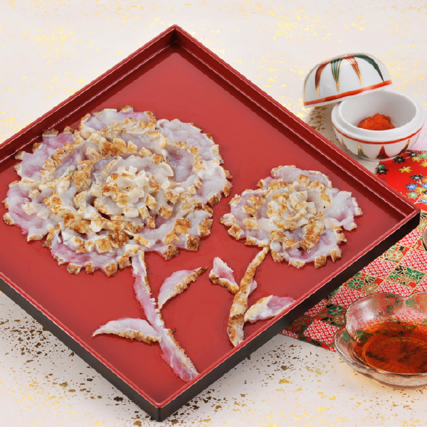 【WEB限定】ふく太郎本部 山口県萩産活〆まふぐ炙りカーネーション盛り（484363） 商品サムネイル