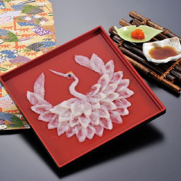【WEB限定】ふく太郎本部 山口県萩産活〆まふぐ刺身 慶祝鶴（484354） 商品サムネイル